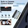 Case for iPhone 17 Pro Max 6.9-Inch with Built-in Tempered Glass Screen Protector and Camera Control Button, Compatible with MagSafe, 360 Degree Full Body Cover (Black)
