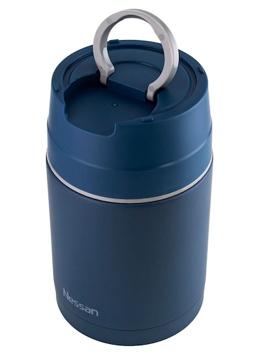 Stainless Steel Vacuum Lunch Jar with flatware