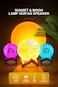 Crony Equantu Sq-175 Creative Moon Lamp Quran Speaker Kids Night Light 7 Colors LED 3D Star Moon Light With Stand
