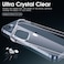 Muzz Clear Case for iPhone 16 Pro, Anti-Scratch PC Back, Slim TPU Shockproof Bumper Cover, Clear (iPhone 15