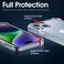 Muzz Clear Case for iPhone 16 Pro, Anti-Scratch PC Back, Slim TPU Shockproof Bumper Cover, Clear (iPhone 15