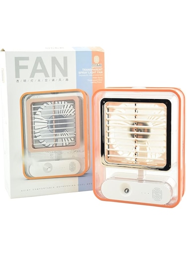 Desktop USB Rechargeable Air Conditioning Fan (Blue)