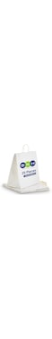 SNH Packing paper White Bag Twisted Handle - 34 x 33 18, 25 Units