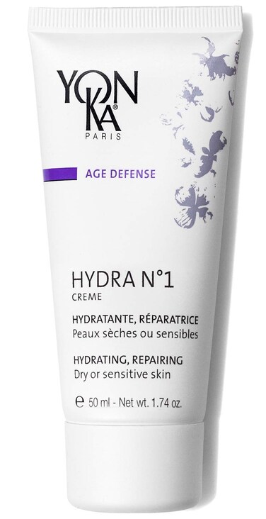Yon-Ka Daily Reparative Moisturizer, Hydra No. 1 Creme - Rich Anti-Aging Skincare with Hyaluronic Acid, Vitamins A, C &amp; E for Dry Skin, Paraben-Free, 50ml
