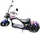 Crony X1 Harley Electrocar Car Citycoco Fat Tire Electric Motorcycle, Bike, Motorcycle, Electric Bike, National Flag 200 X 90 X 125cm