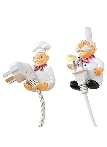 Baby COOLBABY 2 pcs Cook Strong Self-Adhesive Wall Storage hook hanger Cartoon Kitchen Outlet Plug Holder Keys Bathroom Sticky Towel Organizer WSTT119-SRK