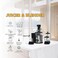 4000W Multifunction Juicer Blender Combo with 3 Glass Jars, Ice Crusher &amp; 2-Speed Control