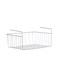 Under Shelf Table Storage Basket Rack White 43.4x28.9x15.5cm