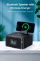 Crony Mh-2036 Multi-Function Audio Multifunctional Desktop Wireless Bluetooth Speaker With Wireless Charger