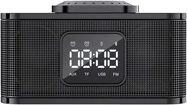 Crony Mh-2036 Multi-Function Audio Multifunctional Desktop Wireless Bluetooth Speaker With Wireless Charger