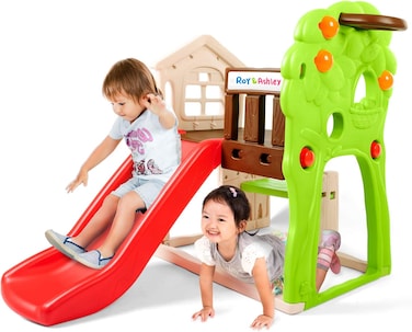 لعبة التسلق "Grow'N Up My First Clubhouse"، مثالية للأطفال الصغار للتسلق والتزحلق وعقد اجتماعات النادي السرية في مساحة الزحف، للأعمار من سنة ونصف فما فوق