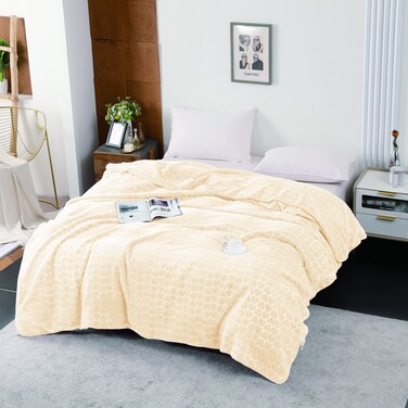 STARGOLD Double Ply Blanket 160X220cm, 3kg  100% Polyester Suitable Winter And Rainy Season