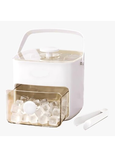 Ice Cube Tray with Handle &iuml;&frac14;&OElig;Innovative Ice Cube Mold Design ,Multi-Purpose Ice Cube Tray, Leak-Proof Ice Cube Mold, Ice Cube Tray, Ice Mold, Space-Saving Ice Cube Tray