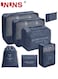 Travel Organizer Bag Set,7-Piece Travel Luggage Organizer Packing Cubes Set,Waterproof Traveling Accessories With Makeup And Shoe Bag,Perfect For Travel