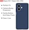Case for Oppo A3 4G/5G, Oppo A3X 4G/5G, A60 5G, A40 4G, Liquid Gel Rubber Bumper Case with Soft Microfiber Lining Cushion Slim Hard Shell Shockproof Protective with Camera Protection Cover (Blue)