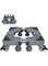 Nessa Universal Mobile Base With 4 Locking Wheels And 8 Strong Feet For Washer Dryer Washing Machine Stand Pedestal, Mini Fridge Refrigerator Stand (Style 1 Upgrade)