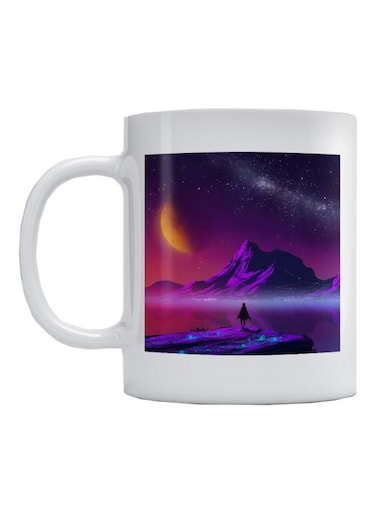 Digital Printed Mug Blue/White/Pink