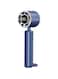 Portable Handheld mini Fan,5 Adjustable Speeds, 2000mAh USB Rechargeable Battery, Desk Base &ndash; Personal Turbo Fan for Travel, Outdoor, Home, and Office Use, Lasts 1-3 Hours (BLUE)