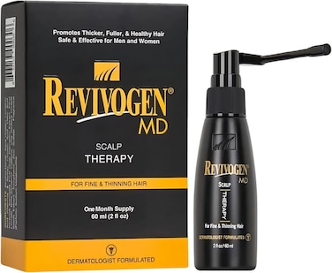 Revivogen MD Scalp Therapy Promotes Thicker, Fuller and Healthy Hair Safe &amp; Effective for Men and Women One Month Supply - 60 ml