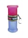 KIWI WALKER 2in1 Travel Bottle for Dogs - PINK&amp;BLUE/10X24CM