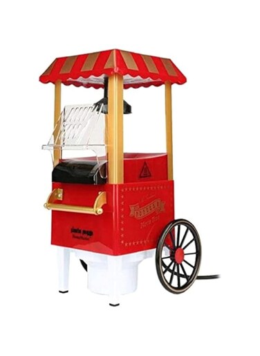 Dubai Gallery Electric Popcorn Maker 220V B07Mwzvrf1 Red/Brown/Black