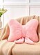 Pink Bow Lumbar Pillow&iuml;&frac12;&oelig;Office Chair/Clear/Car Multi-Scene&iuml;&frac12;&oelig;PP Cotton Filling Super Soft&iuml;&frac12;&oelig;Bedroom Decorative Cushion&iuml;&frac12;&oelig;Gift for Girlfriend