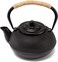Japanese Cast Iron Teapot Tea Kettle pot with Stainless Steel Infuser for Stovetop Safe Coated with Enameled Interior 600 ML