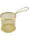 Home Stainless Steel Fry Basket, Gold - BD-BASK-9G