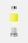 Ice Tea Infuser Glass Bottle 400ml, Yellow