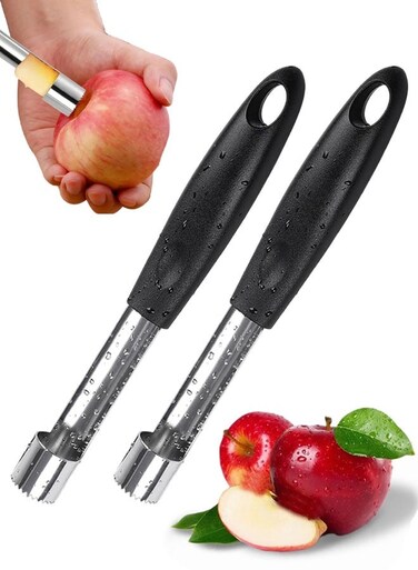 PCS Apple Corer, Fruit Vegetable Core Remover, Profession Healthy Stainless Steel Apple Remover Household Kitchen Tool For Fuji, Pears, Bell Peppers