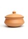 Terrapura 1L Clay Biryani Pot &acirc;&euro;&ldquo; Handmade Organic Unglazed Clay Handi for Cooking on Stove
