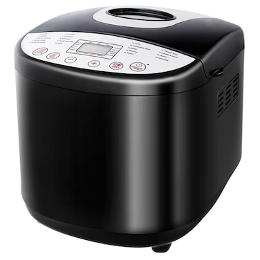 Tradeo Automatic Bread Maker Machine 850W Multi-Function Digital Dough &amp; Baking Oven Black