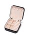 Mini Jewelry Travel Case,Small Travel Jewelry Organizer, Portable Jewelry Box Travel Mini Storage Organizer Portable Display Storage Box For Rings Earrings Necklaces Gifts
