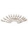 Kalia 072200215 Stainless Steel Table Forks 12-Pieces Set Silver Silver Cake Forks Appetizer Fork Pastry Forks Home Wedding Party Caf Restaurant Gift