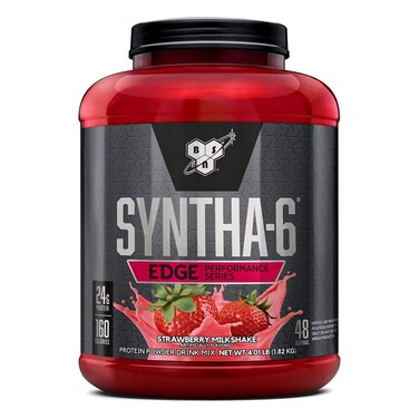 BSN Syntha-6 Edge Performance Series, Strawberry Milkshake, 4 LB