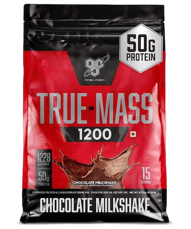 Bsn True mass Weight Gainer, Chocolate Milkshake, 10.3 Lb