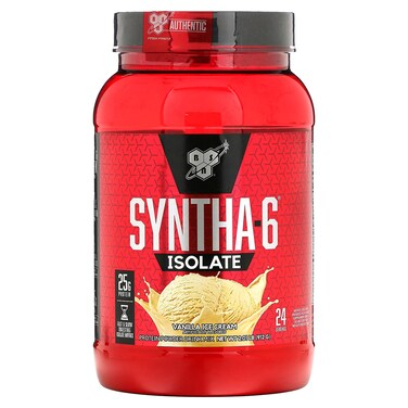 Bsn Syntha 6 Isolate, Vanilla Ice Cream, 2 LB