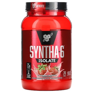 Bsn Syntha 6 Isolate, Strawberry Milkshake, 2 LB