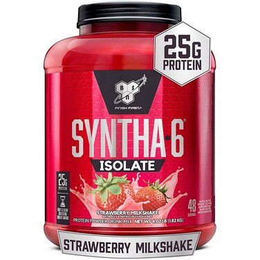 Bsn Syntha 6 Isolate, Strawberry Milkshake, 4 LB