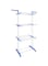 VERSCOS Multifunctional 3 Layers Clothes Hanger Dryer Foldable Clothing Drying Tower Garments Rack Stand With Wheels Drying Laundry Rack Stand