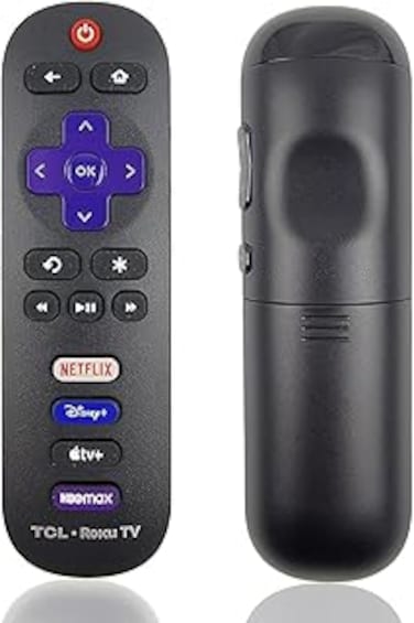 Ceybo Original OEM 21001-00071 Remote Control for TCL Roku TV Includes Netflix, Disney+, Apple TV &amp; HBOMax Shortcuts 32S327, 32S335, 43S433, 43S435, 50S435, 55S435, 65S435