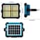 Multifunctional Rechargeable LED Work Light with Solar Charging, 4 Brightness Modes &amp; Large Battery