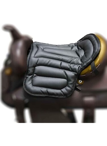Horse Saddle Shock absorption and thickening,Soft Equestrian Seat Pad Riding Equipment Comprehensive PU Western Saddle Pad Painless