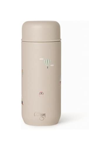 Citron Thermal Baby Flask &ndash; Vehicles Design, Leakproof &amp; Insulated Stainless Steel Bottle &ndash; Keeps Drinks Warm or Cold for Hours