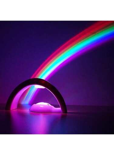 Xdalula Rainbow Led Lights - USB Power Supply Rainbow Projector Lamp Rainbow Maker, Rainbow Night Light Projector Rainbow Lights for Bedroom and Children Gift