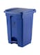 EK BINS Plastic Garbage Bin 45L Blue