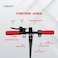 Crony M365 Foldable Electric Scooter With Front Suspension &amp; Durable Honeycomb Tires, Lightweight Commuter Scooter With Smart App Control, 250W Motor, 25-45Km/H Speed, 10-25Km Range, Red