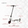 Crony M365 Foldable Electric Scooter With Front Suspension &amp; Durable Honeycomb Tires, Lightweight Commuter Scooter With Smart App Control, 250W Motor, 25-45Km/H Speed, 10-25Km Range, White