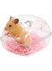 Hamster Sand Bathtub, Small Animal Bathtub Container Detachable Hamster Toilet, Critter Habitat Decoration, Dwarf Critter Sandbox Dust Bathtub（M）