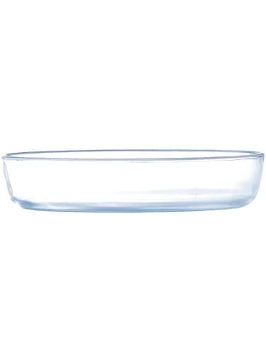 Royalford rf2729 glass oval dish, 2 l oval glass oven baking dish, clear, rf2729-gbd
